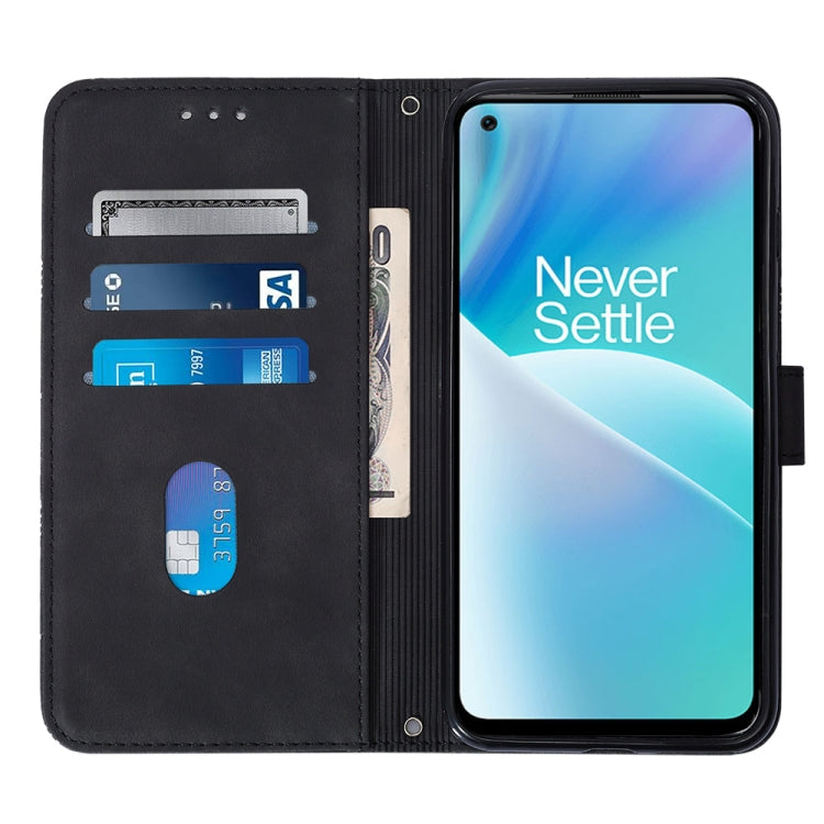 For OnePlus Nord 2T Crossbody 3D Embossed Flip Leather Phone Case