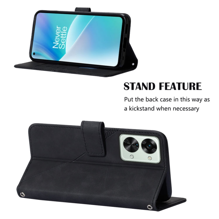 For OnePlus Nord 2T Crossbody 3D Embossed Flip Leather Phone Case