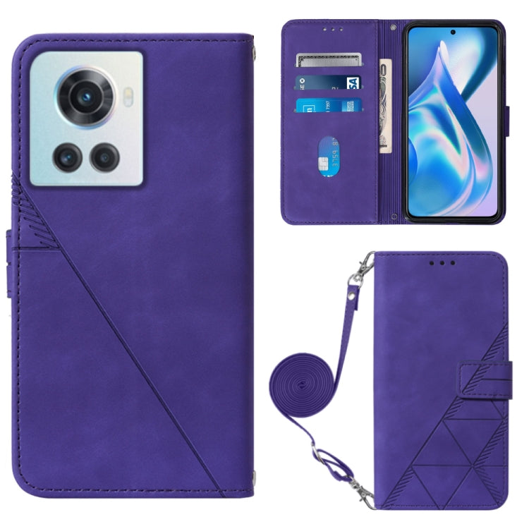 For OnePlus Ace 5G Crossbody 3D Embossed Flip Leather Phone Case