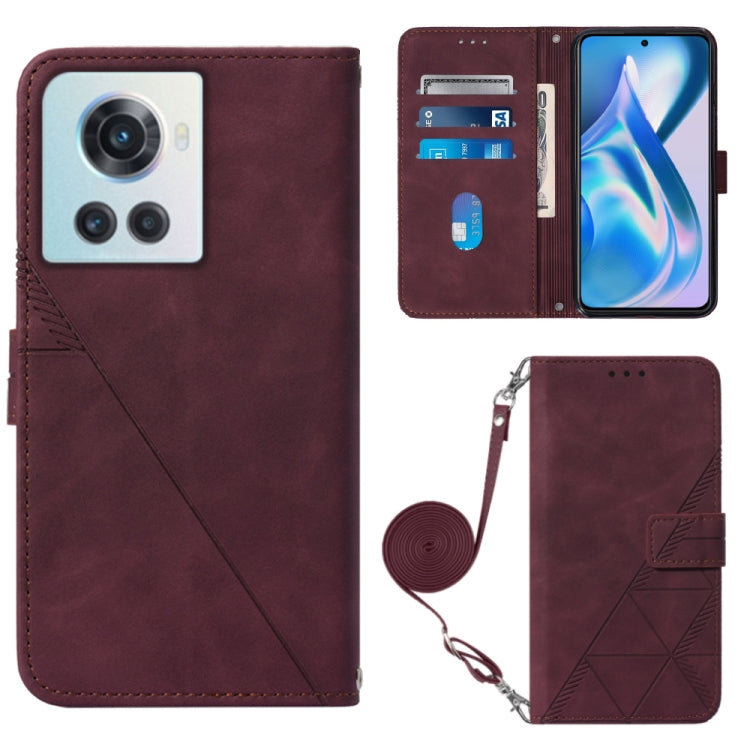 For OnePlus Ace 5G Crossbody 3D Embossed Flip Leather Phone Case