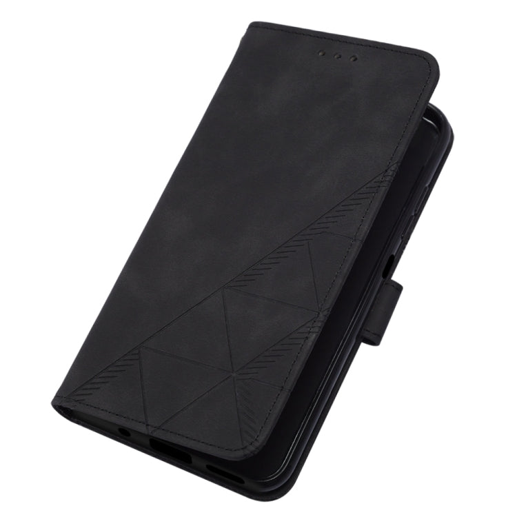 For Motorola Moto G42 Crossbody 3D Embossed Flip Leather Phone Case