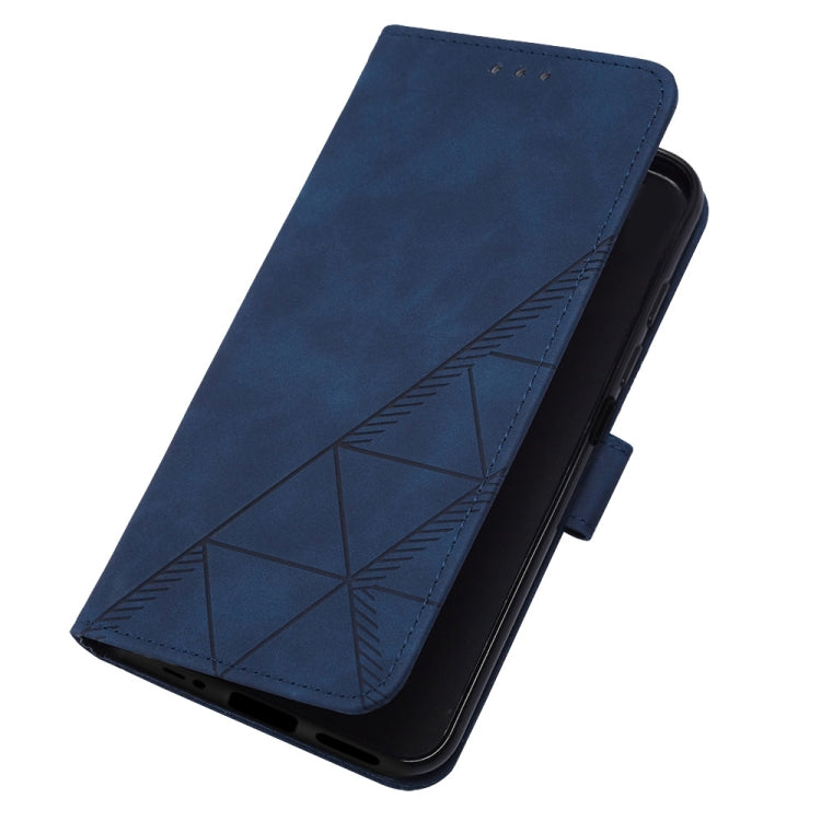For Motorola Moto E32 Crossbody 3D Embossed Flip Leather Phone Case