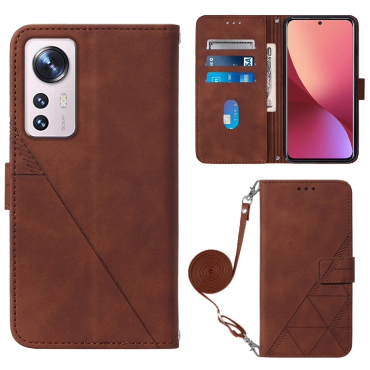 For Xiaomi 12 Lite Crossbody 3D Embossed Flip Leather Phone Case