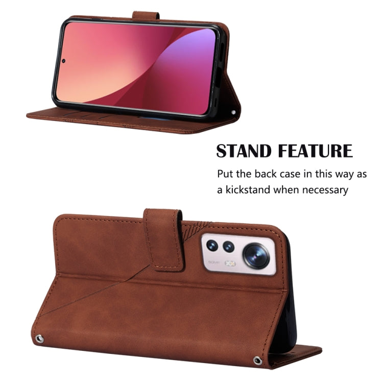 For Xiaomi 12 Lite Crossbody 3D Embossed Flip Leather Phone Case