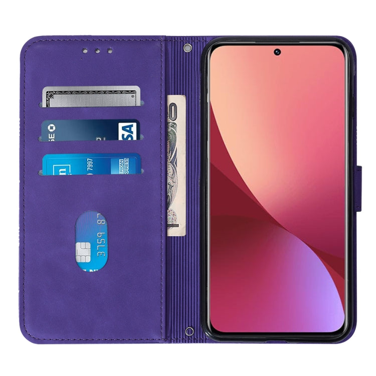 For Xiaomi 12 Lite Crossbody 3D Embossed Flip Leather Phone Case