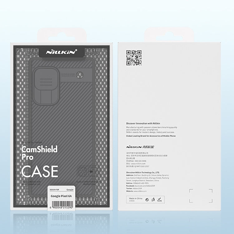 For Google Pixel 6a NILLKIN CamShield Pro Series PC Full Coverage Phone Case