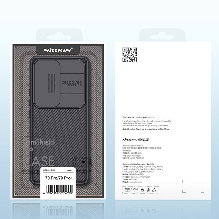 For Honor 70 NILLKIN CamShield Pro Series PC Full Coverage Phone Case