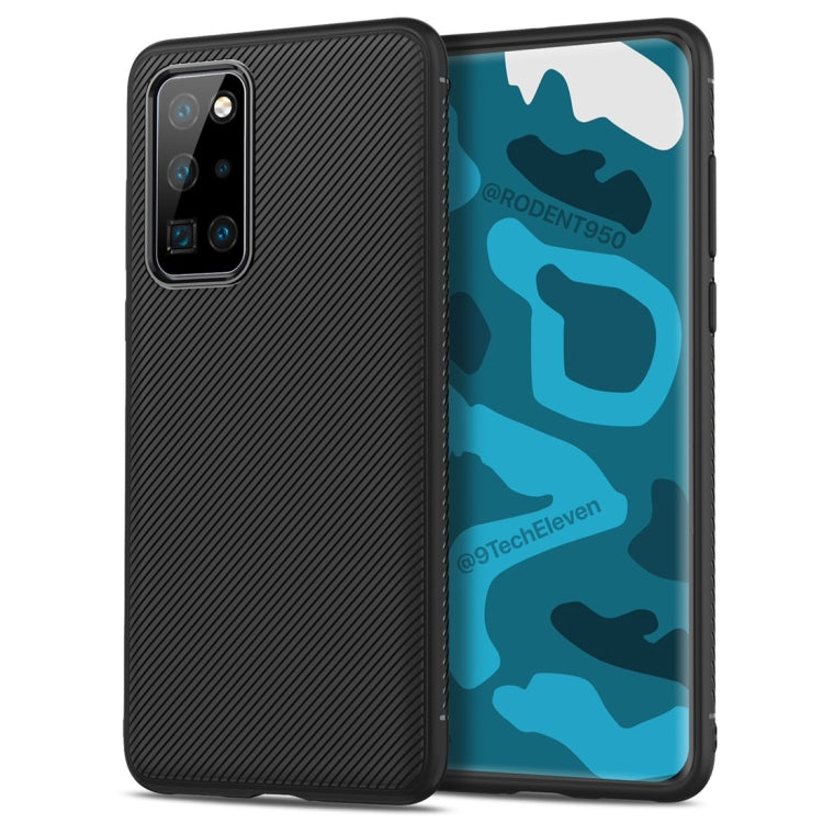 For Huawei P40 Pro Lenuo Leshen Series Stripe Texture TPU Protective Case