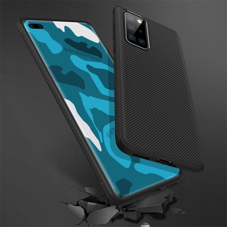 For Huawei P40 Pro Lenuo Leshen Series Stripe Texture TPU Protective Case