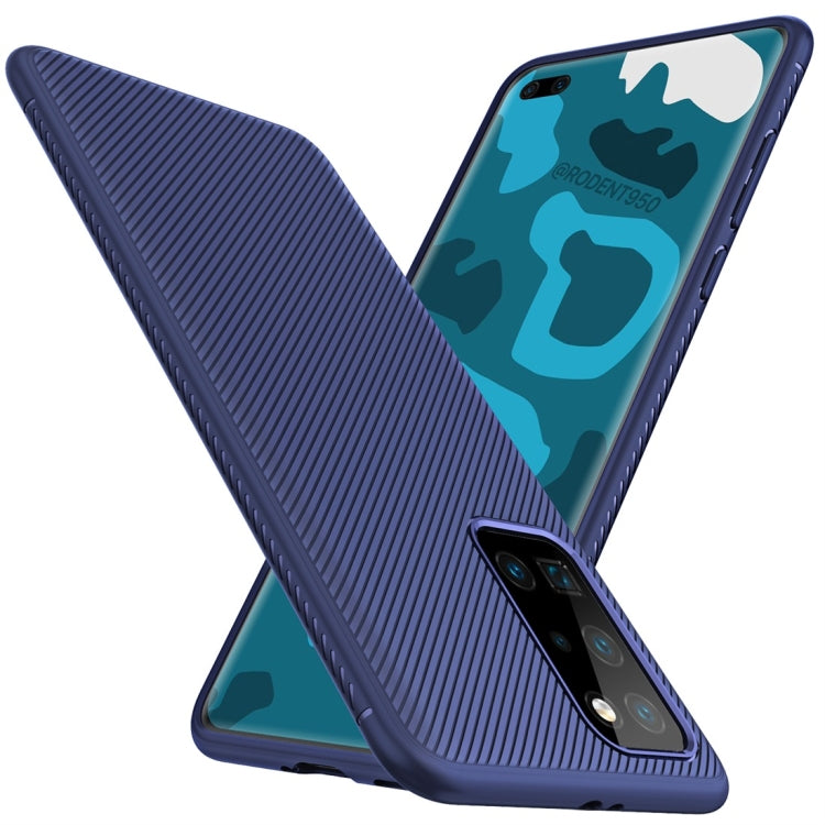 For Huawei P40 Pro Lenuo Leshen Series Stripe Texture TPU Protective Case
