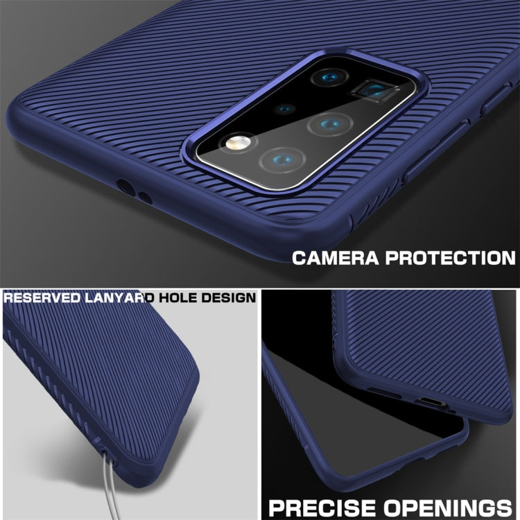 For Huawei P40 Pro Lenuo Leshen Series Stripe Texture TPU Protective Case