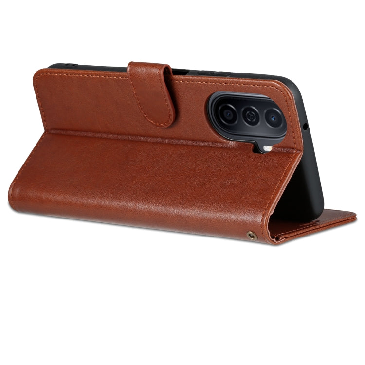For Huawei Enjoy 50/Nova Y70/Nova Y70 Plus AZNS Sheepskin Texture Flip Leather Phone Case