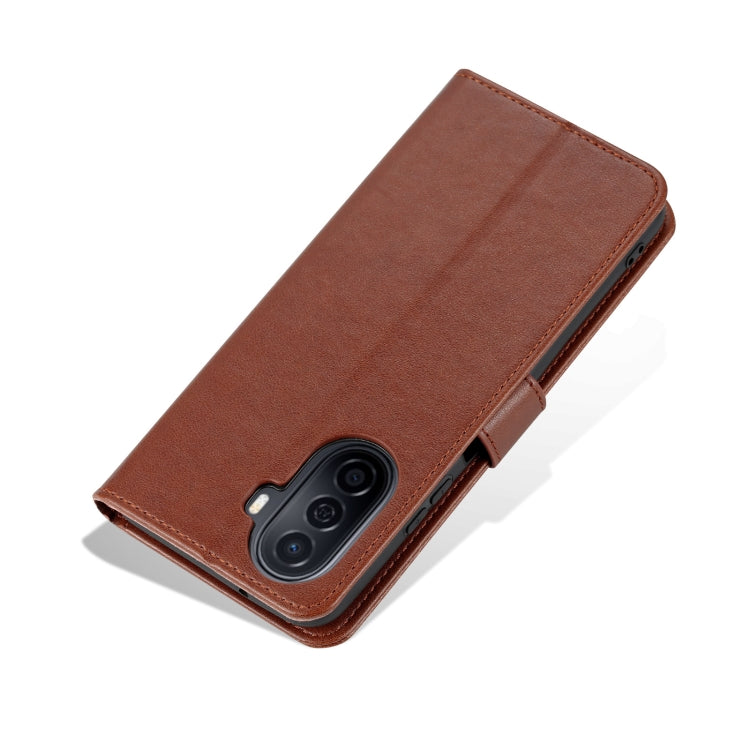 For Huawei Enjoy 50/Nova Y70/Nova Y70 Plus AZNS Sheepskin Texture Flip Leather Phone Case