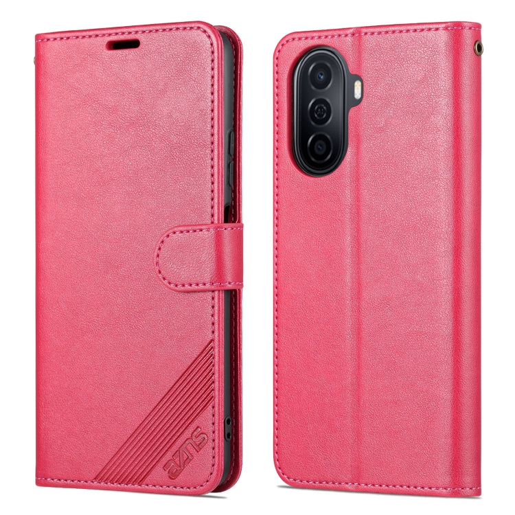 For Huawei Enjoy 50/Nova Y70/Nova Y70 Plus AZNS Sheepskin Texture Flip Leather Phone Case
