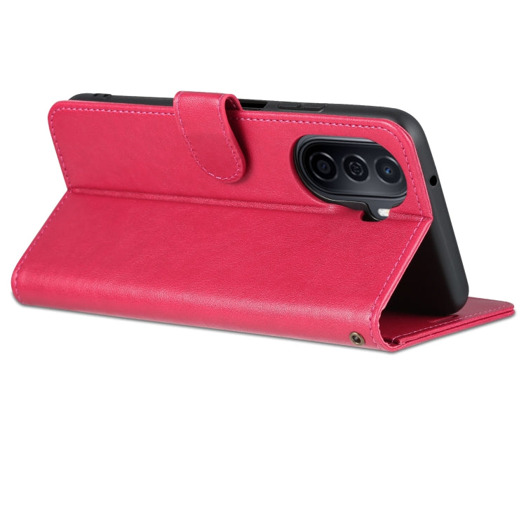 For Huawei Enjoy 50/Nova Y70/Nova Y70 Plus AZNS Sheepskin Texture Flip Leather Phone Case
