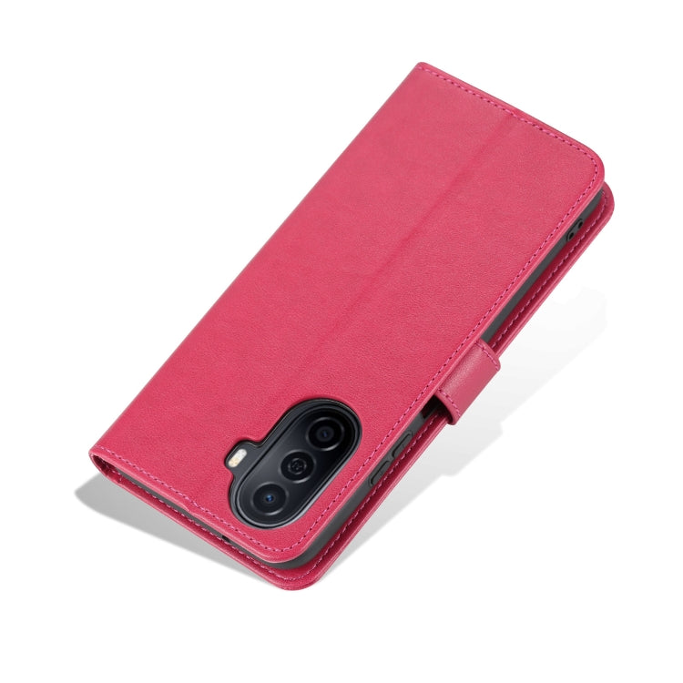 For Huawei Enjoy 50/Nova Y70/Nova Y70 Plus AZNS Sheepskin Texture Flip Leather Phone Case