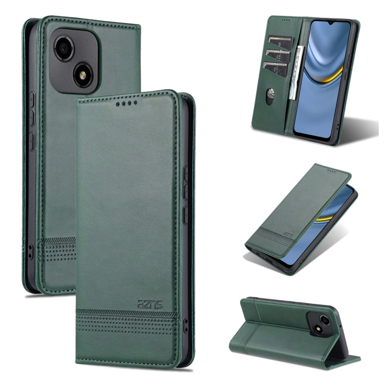 For Honor Play 30 AZNS Magnetic Calf Texture Flip Leather Phone Case