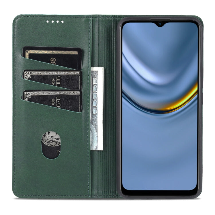 For Honor Play 30 AZNS Magnetic Calf Texture Flip Leather Phone Case