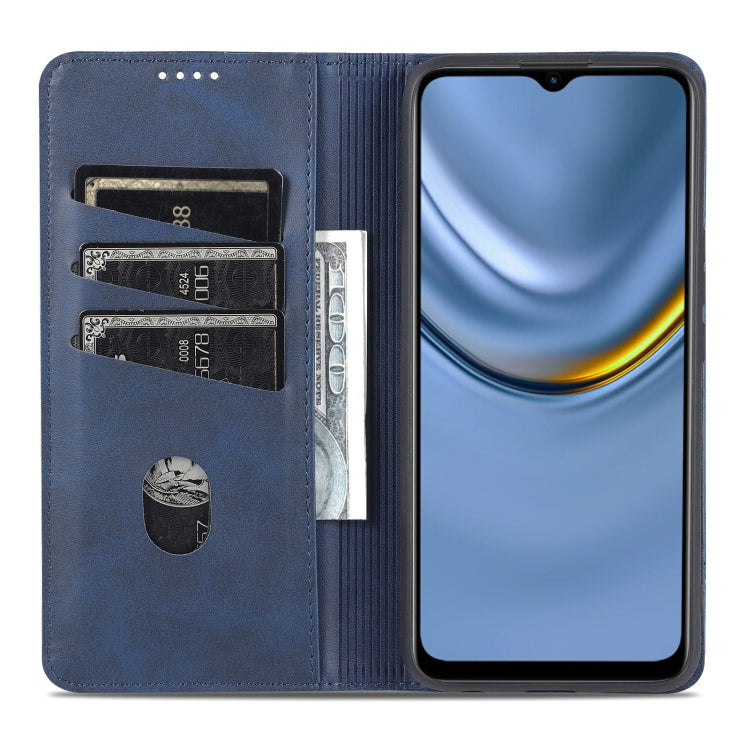 For Honor Play 30 AZNS Magnetic Calf Texture Flip Leather Phone Case