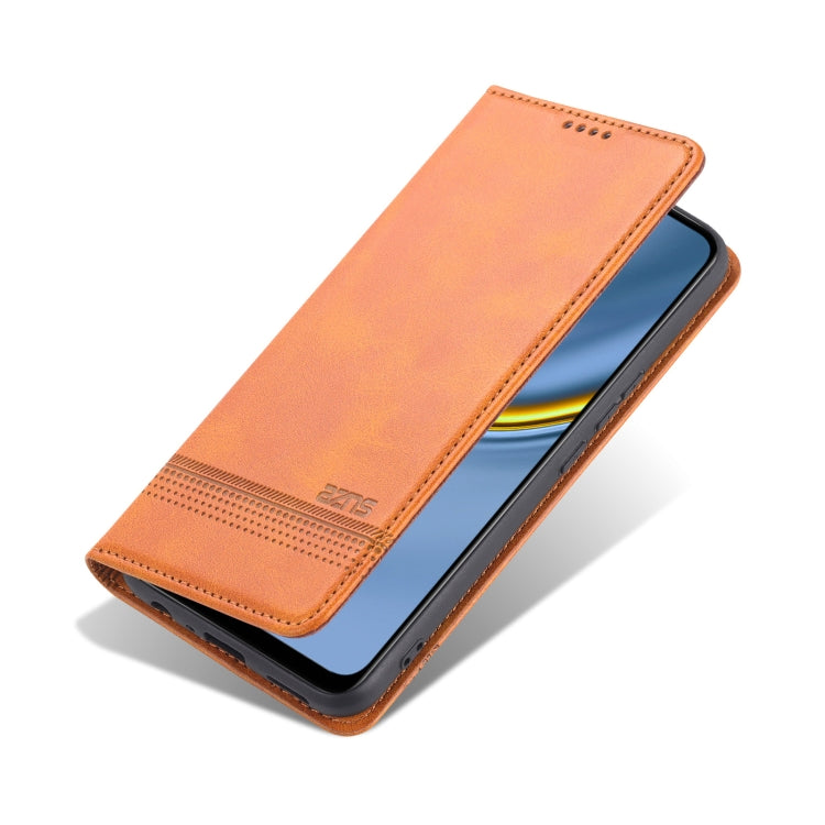 For Honor Play 30 AZNS Magnetic Calf Texture Flip Leather Phone Case