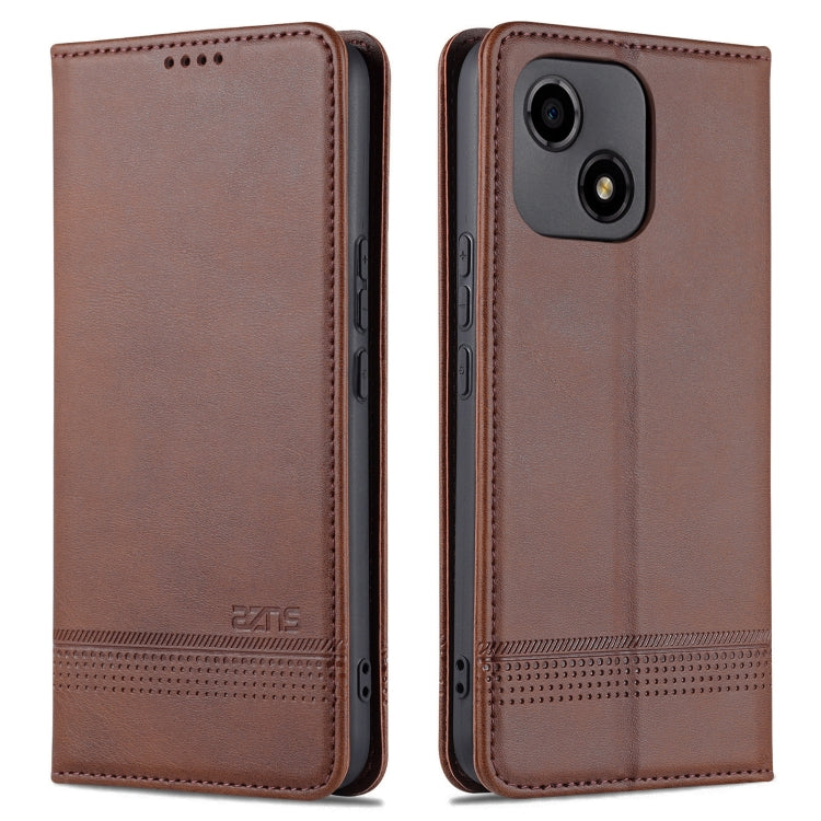 For Honor Play 30 AZNS Magnetic Calf Texture Flip Leather Phone Case