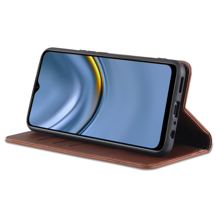 For Honor Play 30 AZNS Magnetic Calf Texture Flip Leather Phone Case