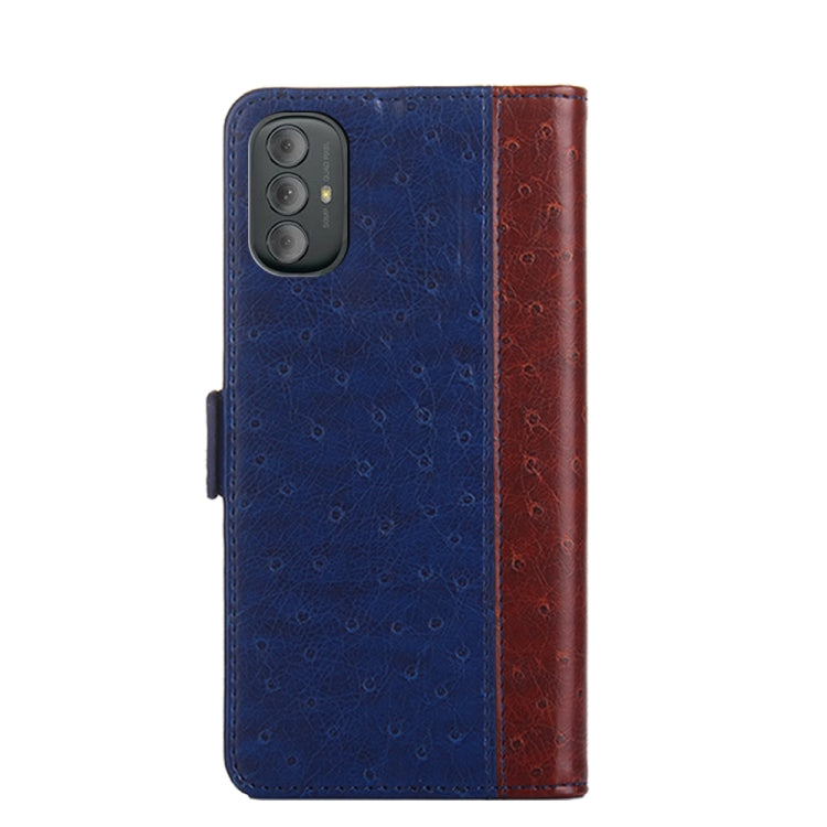 For Motorola Moto G Power 2022 Ostrich Texture Flip Leather Phone Case