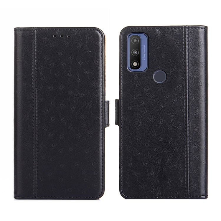 For Motorola Moto G Pure Ostrich Texture Flip Leather Phone Case