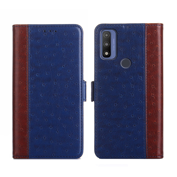 For Motorola Moto G Pure Ostrich Texture Flip Leather Phone Case