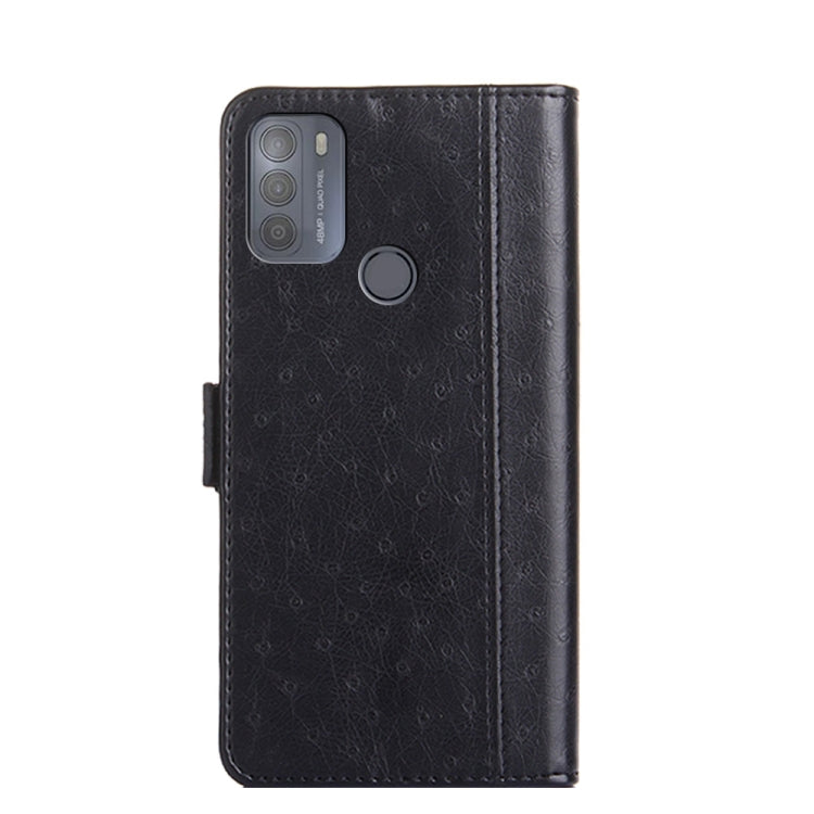 For Motorola Moto G50 Ostrich Texture Flip Leather Phone Case