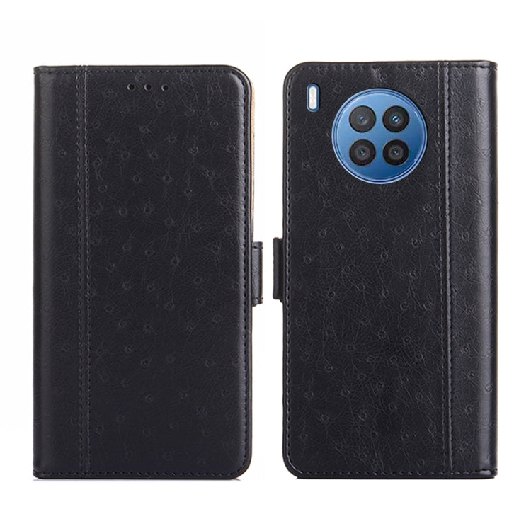 For Huawei nova 8i Ostrich Texture Flip Leather Phone Case