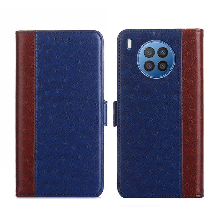 For Huawei nova 8i Ostrich Texture Flip Leather Phone Case