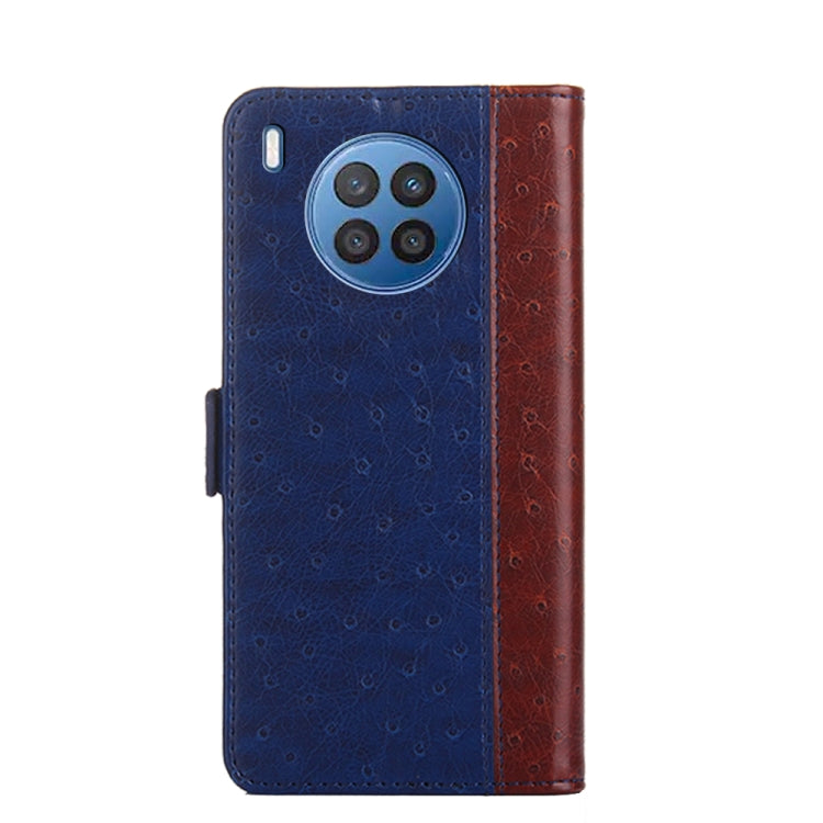 For Huawei nova 8i Ostrich Texture Flip Leather Phone Case