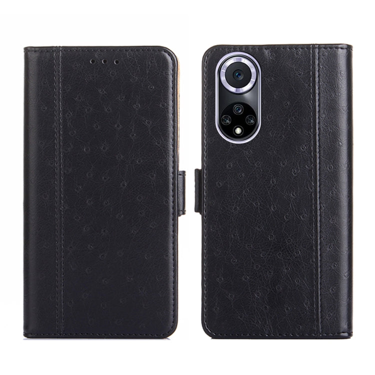 For Huawei nova 9 Ostrich Texture Flip Leather Phone Case