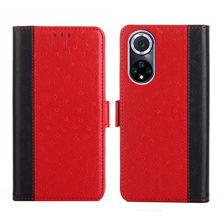 For Huawei nova 9 Ostrich Texture Flip Leather Phone Case