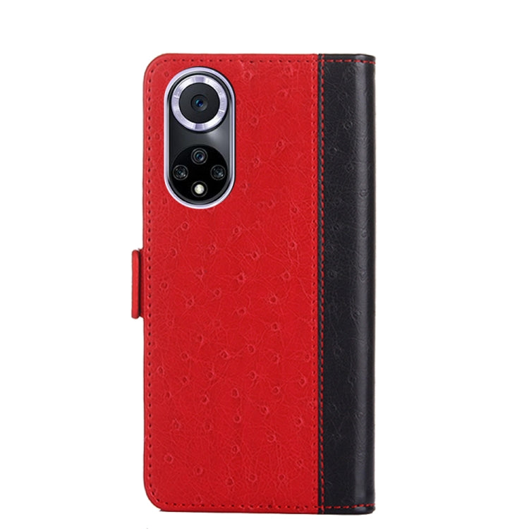 For Huawei nova 9 Ostrich Texture Flip Leather Phone Case