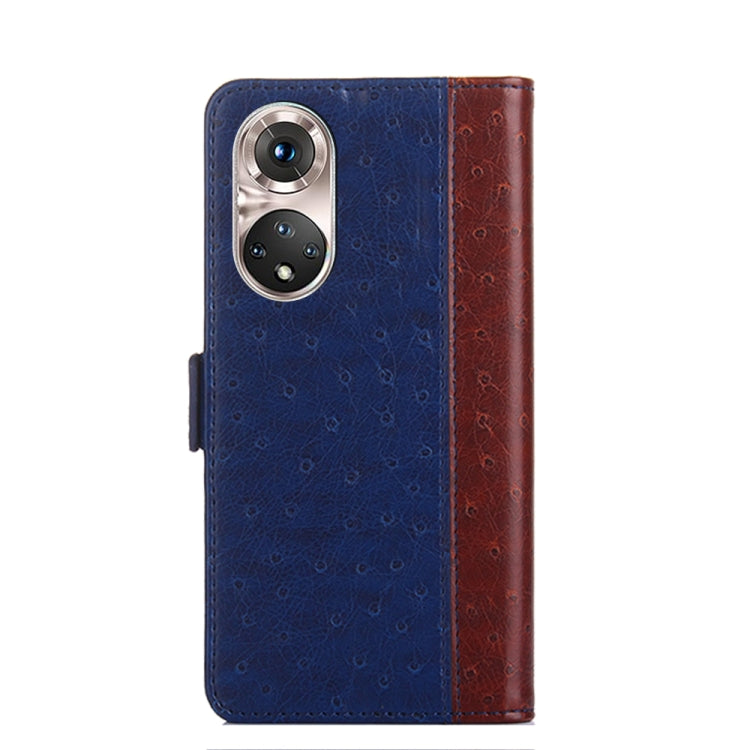 For Honor 50 Pro Ostrich Texture Flip Leather Phone Case