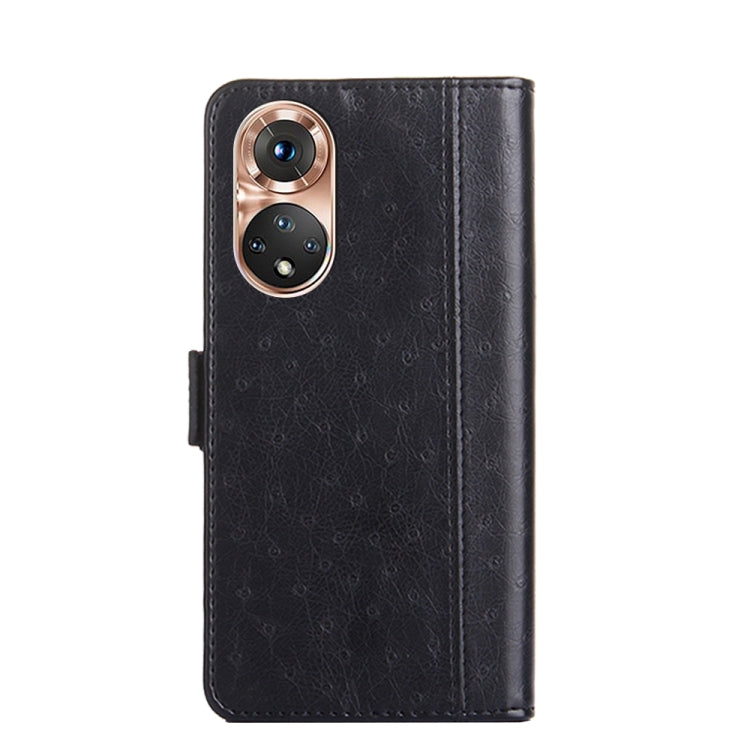 For Honor 50 Ostrich Texture Flip Leather Phone Case