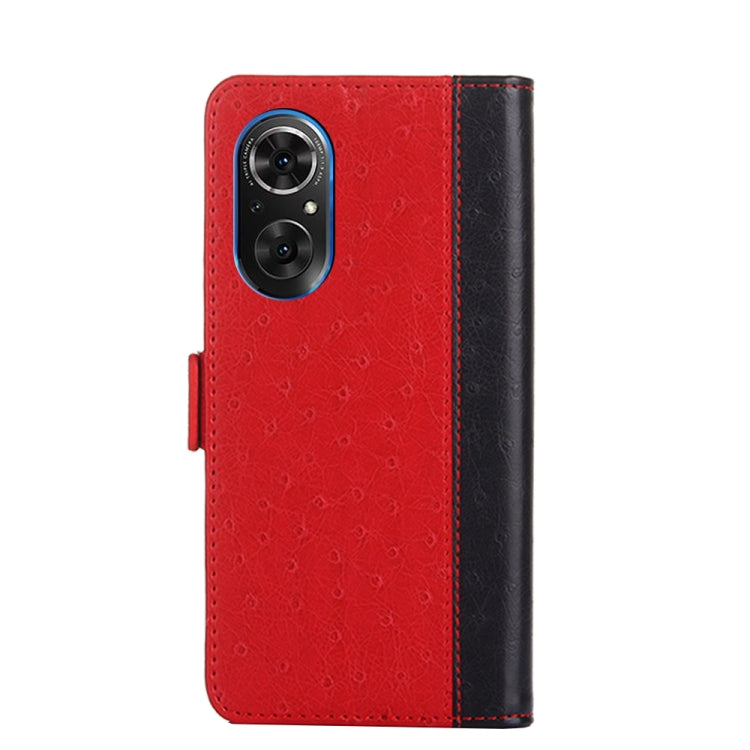 For Honor 50 SE Ostrich Texture Flip Leather Phone Case