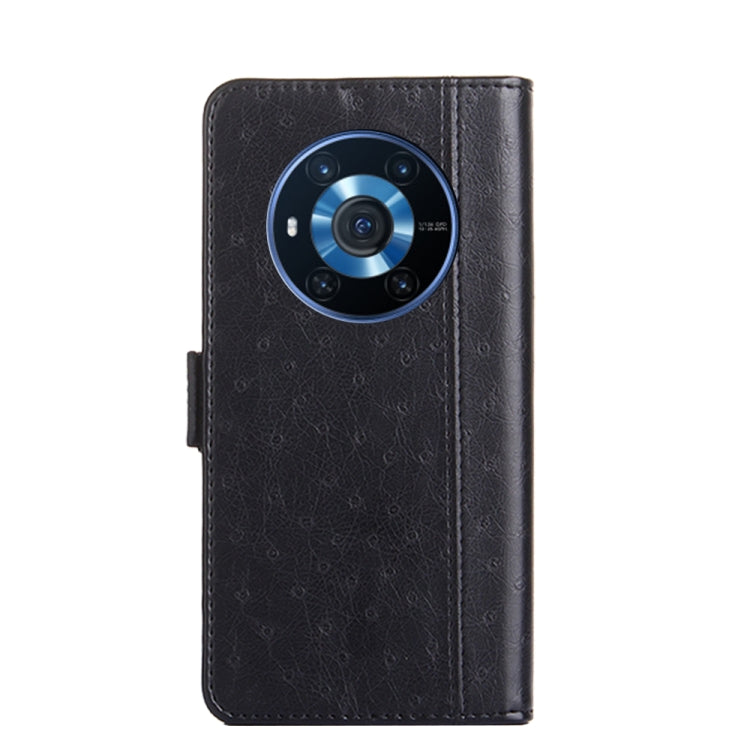 For Honor Magic3 Ostrich Texture Flip Leather Phone Case