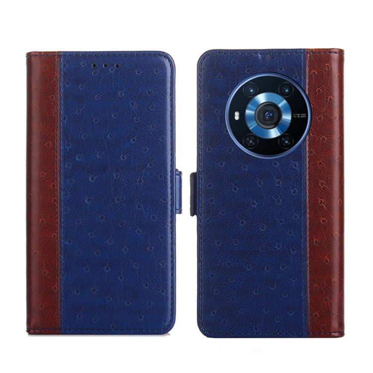 For Honor Magic3 Ostrich Texture Flip Leather Phone Case