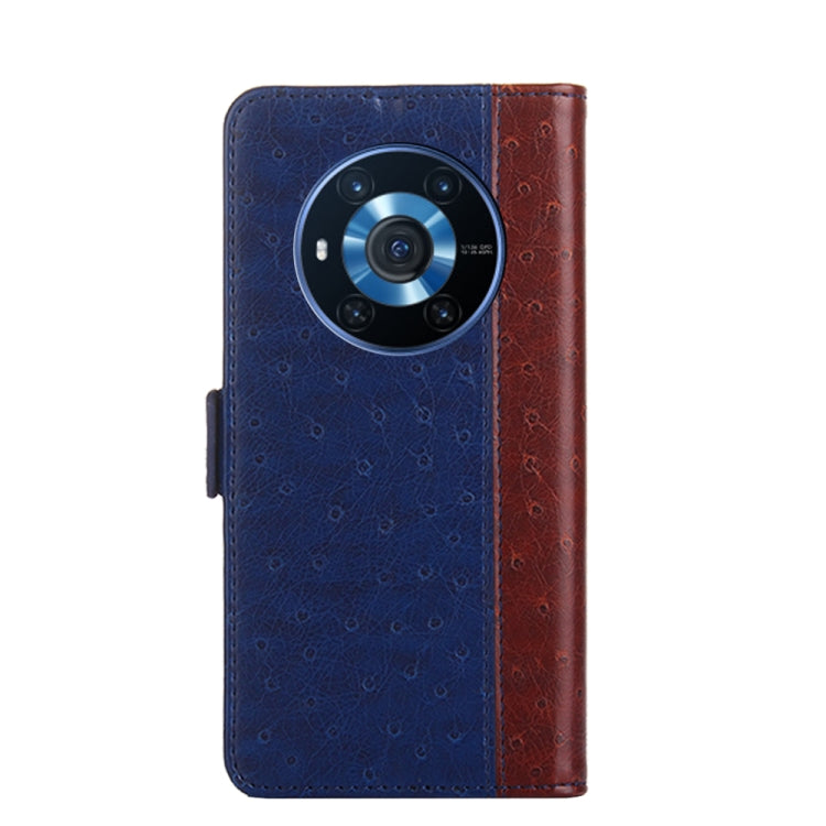 For Honor Magic3 Ostrich Texture Flip Leather Phone Case