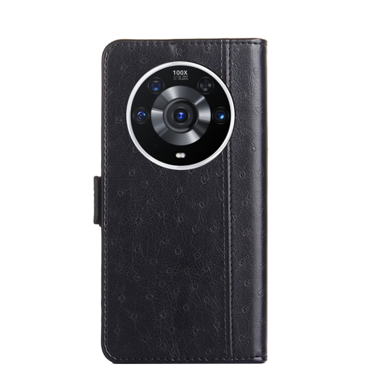 For Honor Magic3 Pro Ostrich Texture Flip Leather Phone Case