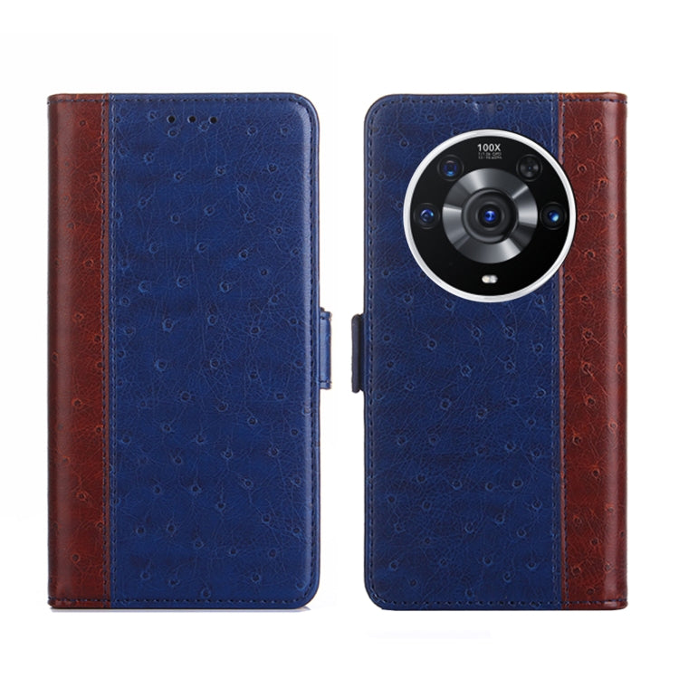 For Honor Magic3 Pro Ostrich Texture Flip Leather Phone Case