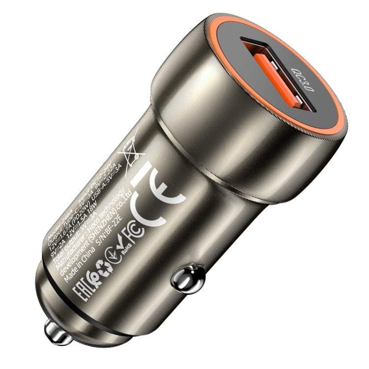 hoco Z46 Blue Shield Single Port QC3.0 Car Charger