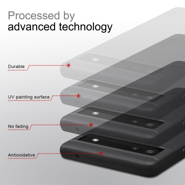 For Google Pixel 6a NILLKIN Frosted PC Phone Case