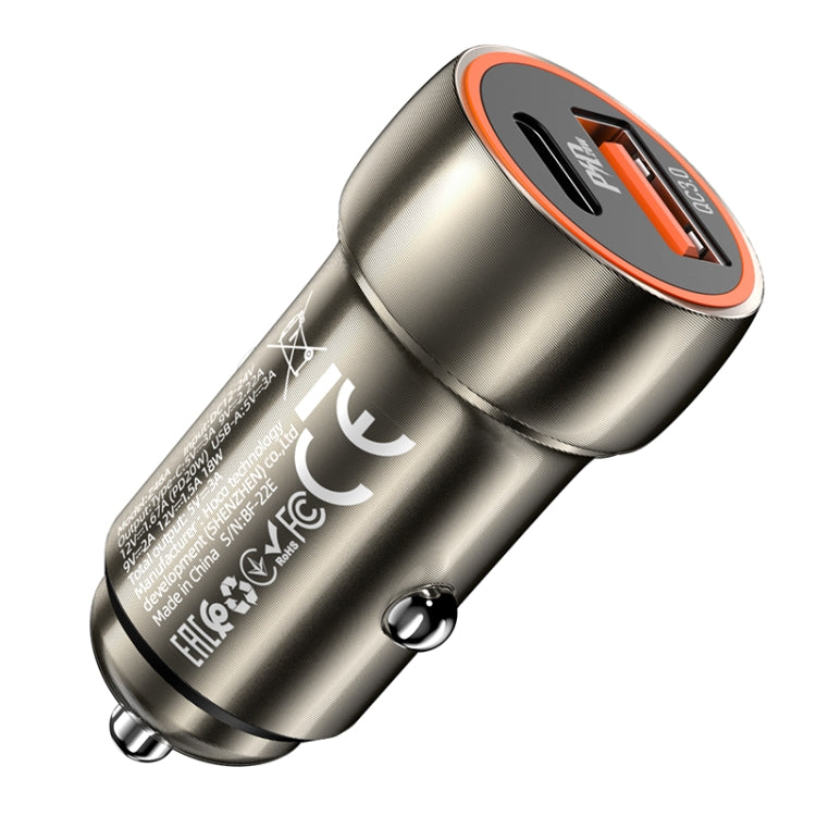 hoco Z46A Blue Whale PD20W + QC3.0 Car Charger