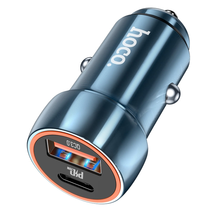 hoco Z46A Blue Whale PD20W + QC3.0 Car Charger