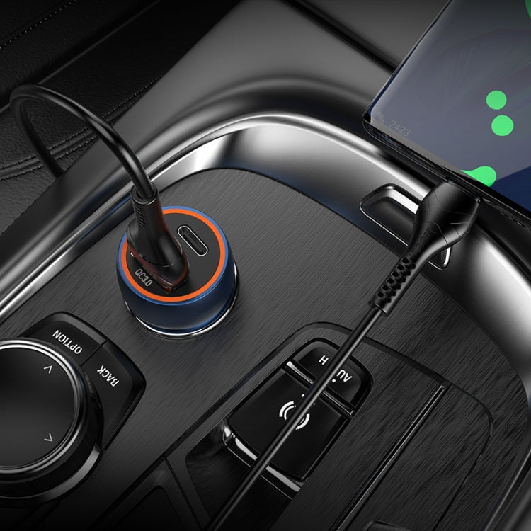 hoco Z46A Blue Whale PD20W + QC3.0 Car Charger