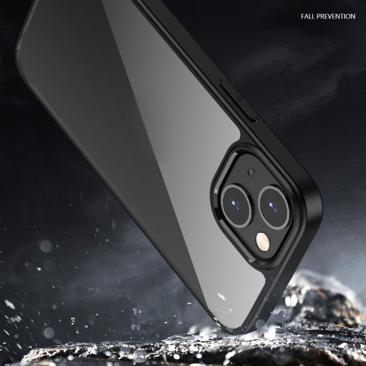 For iPhone 14 Plus Clear Acrylic + TPU Phone Case